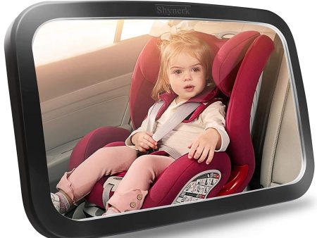 Shynerk Baby Car Mirror, Safety Car Seat Mirror for Rear Facing Infant with Wide Crystal Clear View, Shatterproof, Fully Assembled, Crash Tested and Certified For Sale