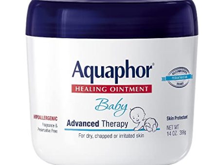 Aquaphor Baby Healing Ointment Advanced Therapy Skin Protectant, Dry Skin and Diaper Rash Ointment, 14 Oz Jar Online