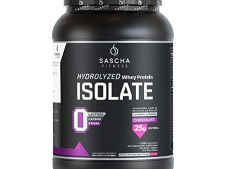 SASCHA FITNESS Hydrolyzed Whey Protein Isolate,100% Grass-Fed (2 Pound) Supply