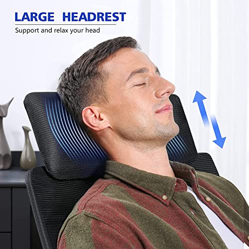 Ergonomic Computer Desk Chairs - Mesh Home Office Desk Chairs with Lumbar Support & 3D Adjustable Armrests (High Back) Online