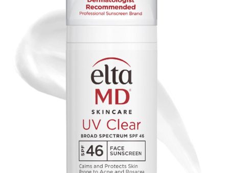 EltaMD UV Clear Face Sunscreen, SPF 46 Oil Free Sunscreen with Zinc Oxide, Protects and Calms Sensitive Skin and Acne-Prone Skin, Lightweight, Silky, Dermatologist Recommended, 1.7 oz Pump For Sale