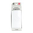 U Brands Side Magnetic Dry Erase Board Eraser, Thick Felt Bottom Surface, 2 x 5 x 1 Inches, White Online now